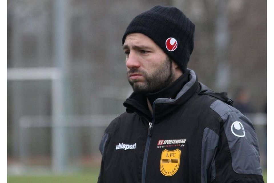 Tobias Flitsch, Trainer des Tabellenzweiten FC Heiningen, weiß vor der zweiten Saisonhälftenicht, welchen Leistungsstand sein Team aufweist.