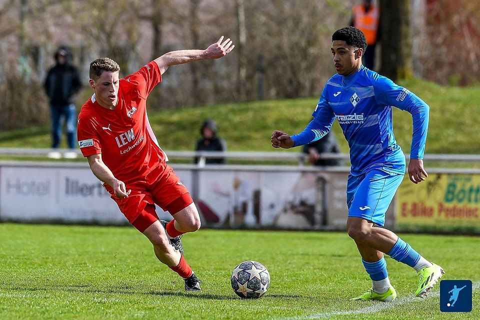 Von den Leistungen der Ingolstadt-Leihgabe David Udogu (re.) waren die Illertisser in der Frühjahrsrunde durchaus angetan. Im Moment wird geprüft, ob eine weitere Leihe möglich ist.