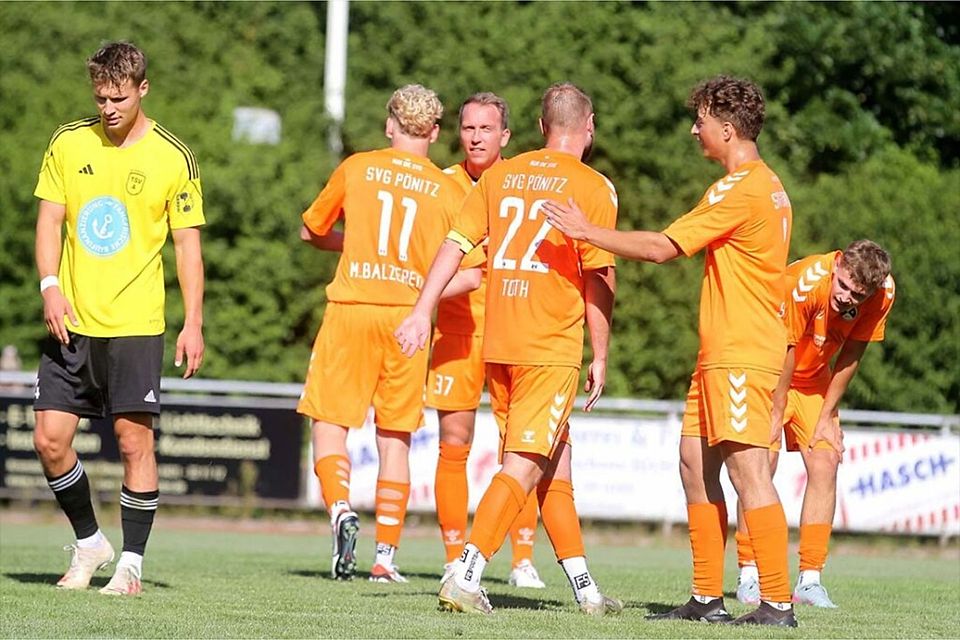 Die SVG Pönitz hat mit zwei Spielen weniger gute Karten auf die Tabellenführung. 