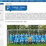 Die Homepage der Woche vom TSV Steinhaldenfeld. Foto: Screenshot