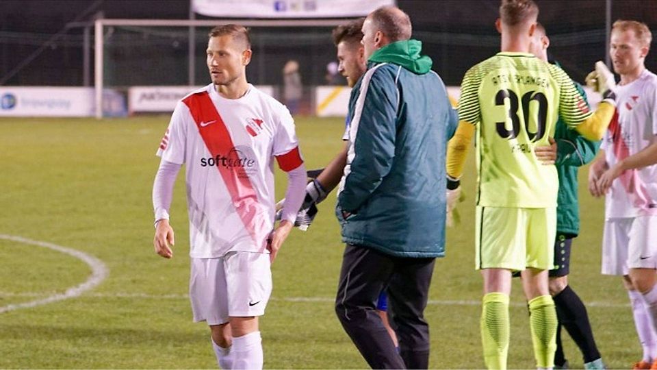 Michael Kammermeyer (li.) hat sich vom ATSV verabschiedet und hinterlässt eine Lücke in der Innenverteidigung. F: Ernst Blank