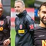 Jonas Maier, Marco Langner und Thomas Barth (v.l.) gehören nicht mehr dem Trainerteam des SSV Jahn an. – Fotos: SSV Jahn