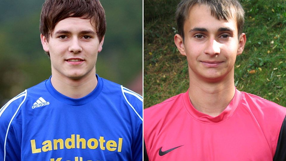 Simon Pittner (li.) und Patrick Friedl streifen in der kommenden Saison das Hauzenberger Trikot über  Montage:Sebastian Ziegert