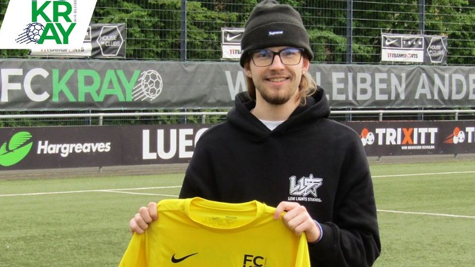 Nils Brühl hat seinen Vertrag beim FC Kray verlängert.