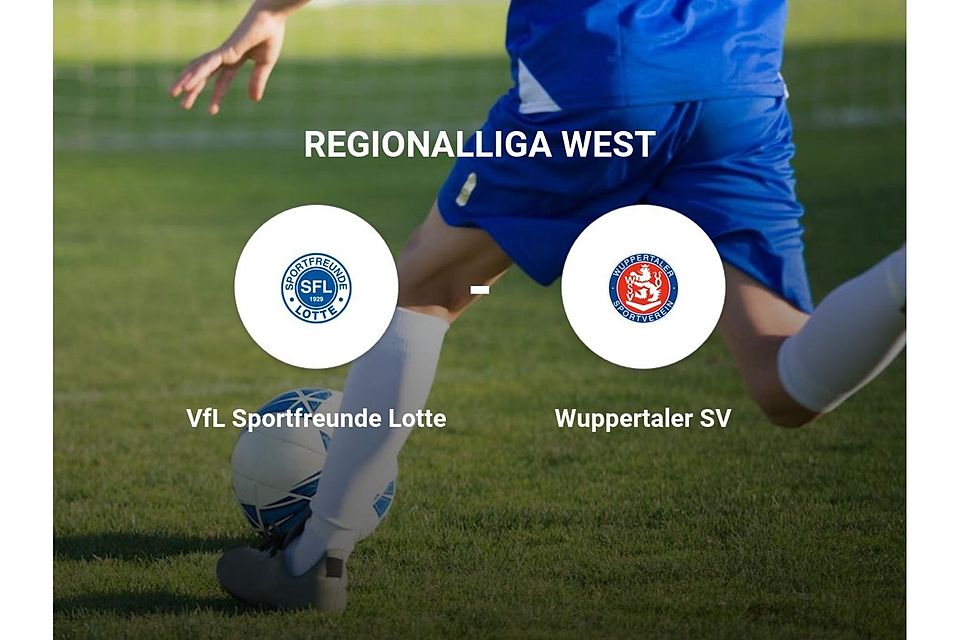 VfL Sportfreunde Lotte gegen Wuppertaler SV