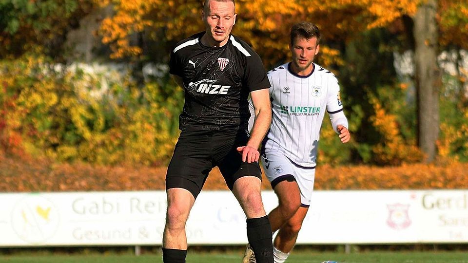 Lukas Helldobler kam am Dienstag für die "Zwoate" des SV Bruckmühl zum Einsatz.