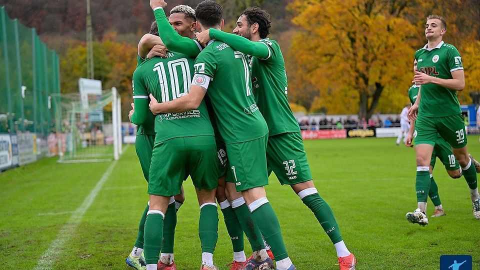 Die Freude über die Treffer, aber auch über den tollen fünften Rang nach der Hinrunde ist beim VfB Eichstätt mehr als berechtigt