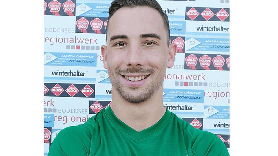  Alessandro Tschirdewahn gelangen im Derby gegen den SV Kehlen zwei Tore für den TSV Meckenbeuren. 
