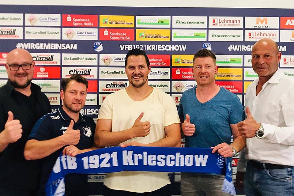 Karsten Zimmer, Toni Lempke und Lars Zimmermann verlängern ihre Verträge um jeweils zwei Jahre beim VfB Krieschow.