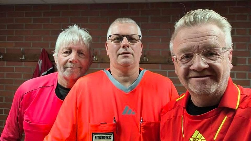 Frank Detlef Stietzel, Thomas Wissel und Axel Bänsch (von links) leiteten gemeinsam die Partie im Harz.