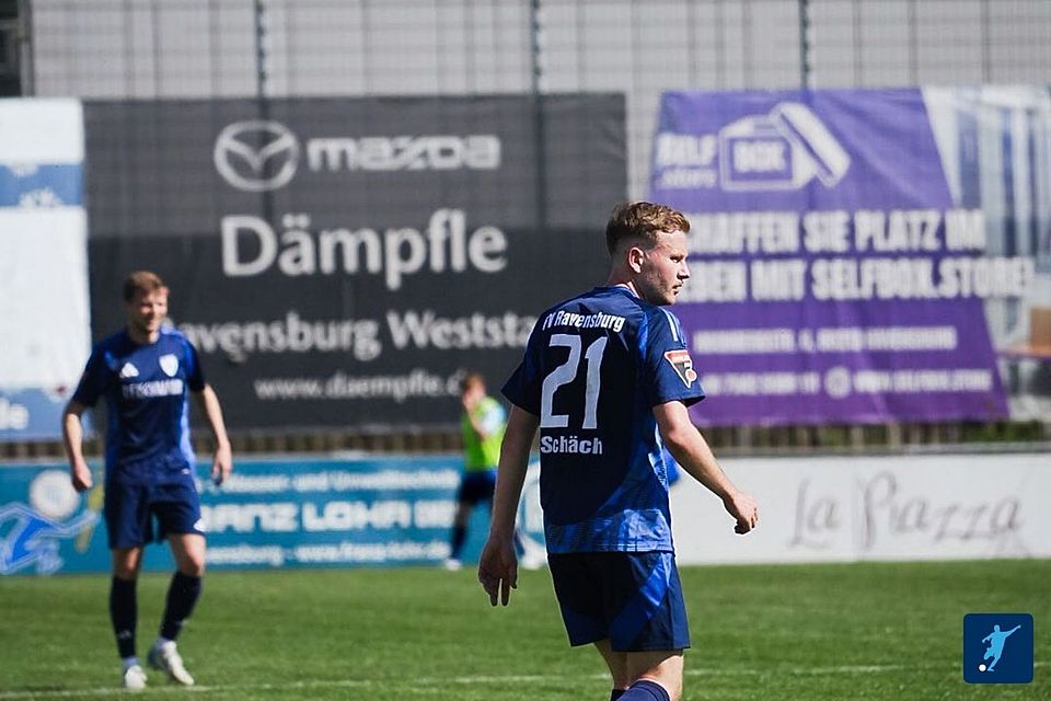 Felix Schäch war zweifacher Torschütze für den FV Ravensburg im Spiel gegen Backnang.