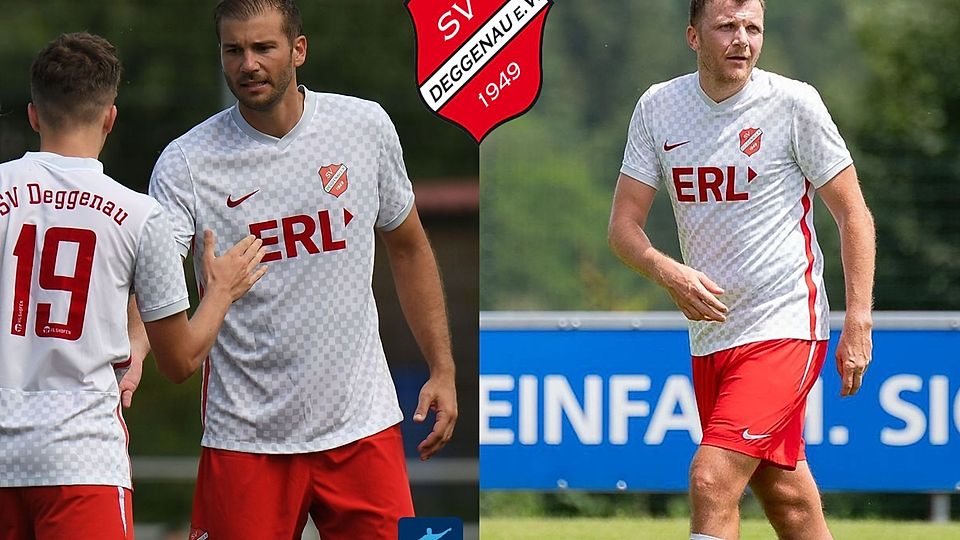 Benjamin Schiller (links) und Johannes Sammer bilden auch weiterhin das Trainergespann beim SV Deggenau.