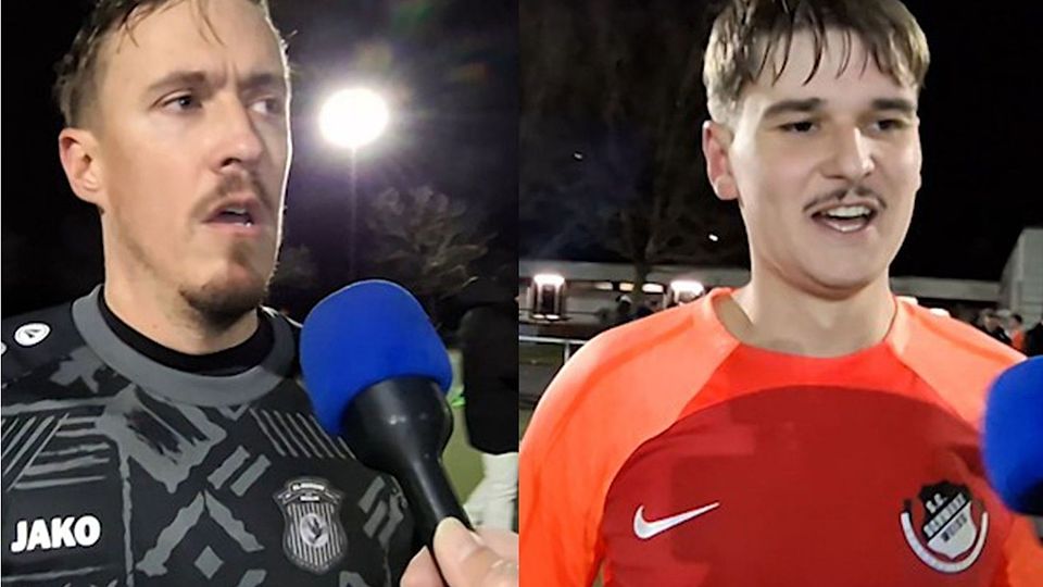 Max Kruse und Fabio Miguel (Torschütze SW Spandau)