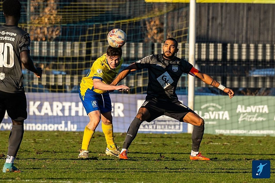 Für Mersch (in gelb) und Bissen geht es am letzten Spieltag noch um fast alles