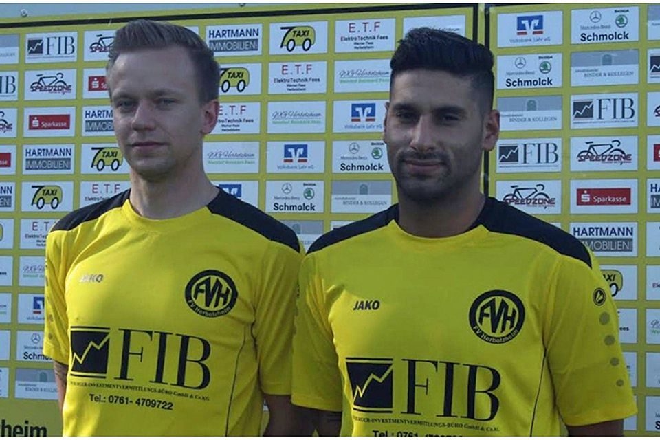 Auch kommende Saison beim FV Herbolzheim: Sascha Schröder (links) und Sano Nothstein | Foto: Verein