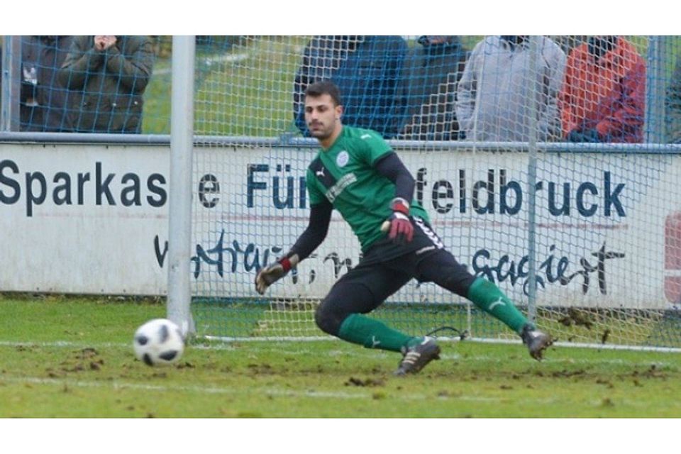 Georgios Blantis hält den Sieg für Oberweikertshofen fest. F: Metzler Georgios Blantis hält den Sieg für Oberweikertshofen fest. F: Metzler