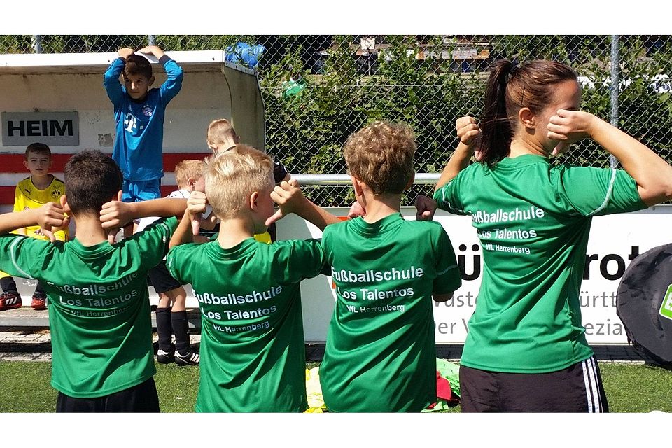 Die Fußballschule des VfL Herrenberg heißt &quot;Los Talentos&quot; Foto: VfL
