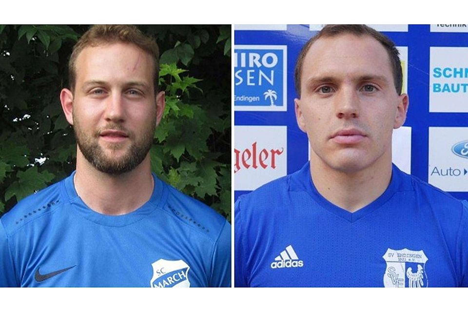Das neue Trainergespann beim SC March: Maximilian Jund (links) und Robert Kerek | Fotos: SCM/SVE