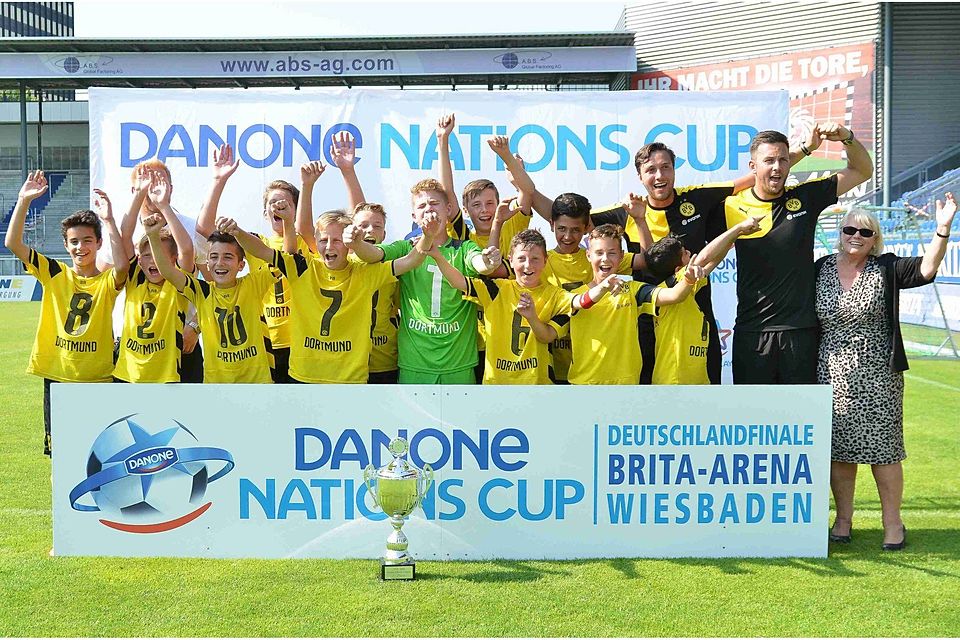 Borussia Dortmund hat den Danone Nations Cup 2015 gewonnen. Foto: Danone/Klein.