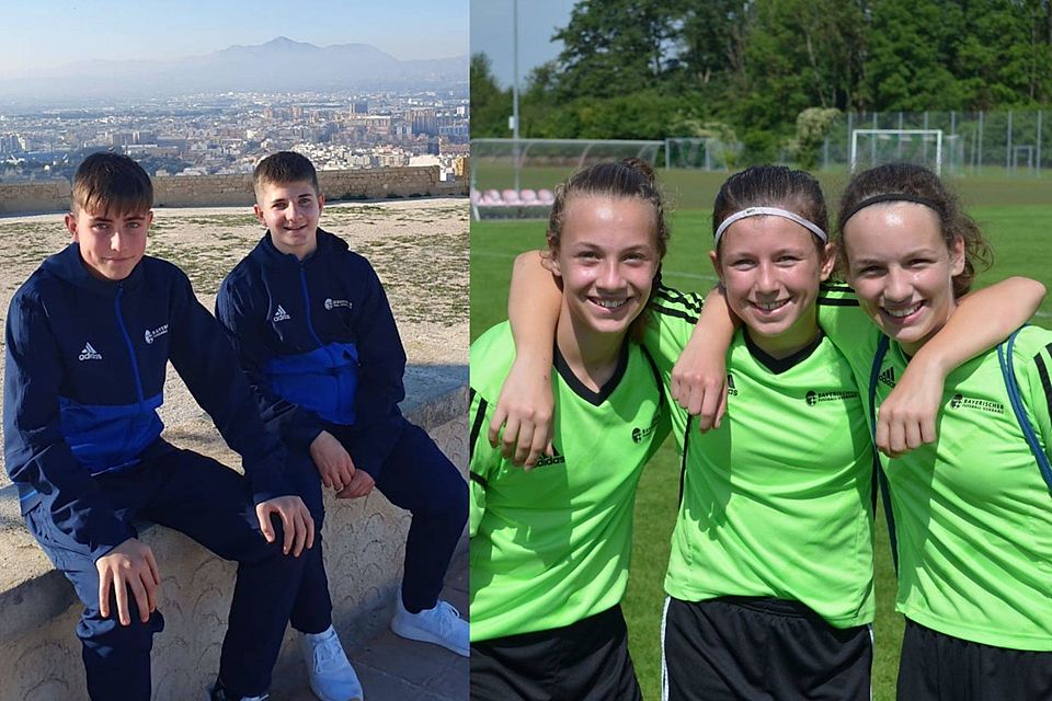 Elias Decker, Felix Albrecht, Anja Zollner, Johanna Held und Eleni Brandl (v.l.) durften mit der U14-Bayernauswahl ins Trainingslager nach Spanien.