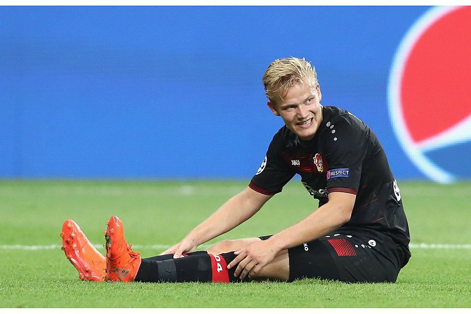 Bayer 04 Leverkusen muss voraussichtlich bis in den Dezember hinein auf Joel Pohjanpalo verzichten. Foto: Getty Images