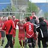 Riesengroß war der Jubel beim TSV Seebach nach dem 2:2 gegen Neuhausen - schon fünf Spieltage vor Schluss konnten Mike Brocher und Co. die Meisterschaft perfekt machen. Foto: Stefan Ritzinger