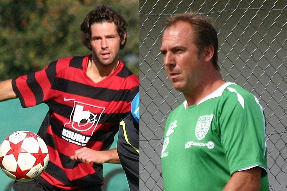 Karl-Heinz Schüler (rechts) bleibt Trainer der ersten Mannschaft des TSV und Thomas Ranftl (links) übernimmt das Kreisklassen-Team.  Fotos: Jais