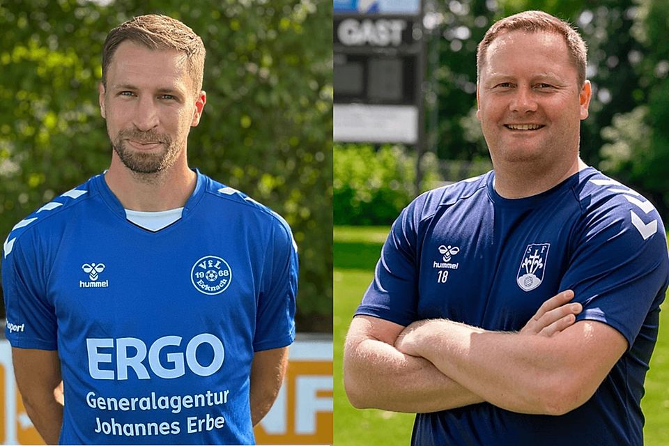 Daniel Framberger (links) ist jetzt Spielertrainer beim VfL Ecknach, nachdem für Thomas Nöbel (rechts) schon nach 40 Tagen wieder Schluss war. Daniel Framberger (links) ist jetzt Spielertrainer beim VfL Ecknach, nachdem für Thomas Nöbel (rechts) schon nach 40 Tagen wieder Schluss war.