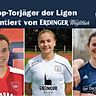 Isabell Kastner (l.) muss sich den Spitzenplatz in der Frauen-Bayernliga jetzt mit Annalena Haderlein (r.) teilen.