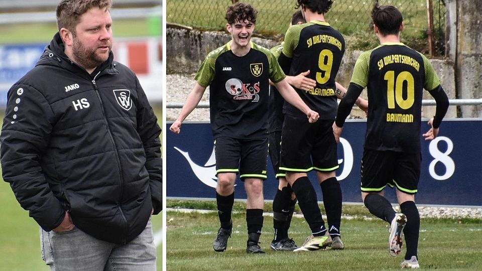 Der SV Walpertskirchen bejubelte die Meisterschaft in der Kreisliga und steht mit Trainer Josef Heilmeier (l.) erstmals in der Vereinsgeschichte in der Bezirskliga.