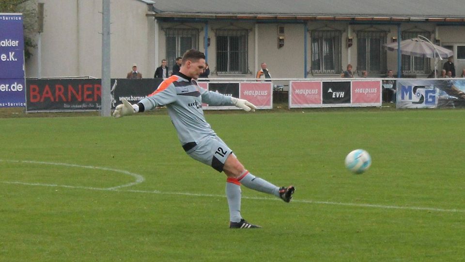 Beim ersten Saisioneinsatz gleich in der Elf der Woche vertreten: Steffen Pinzler  F: Hermann