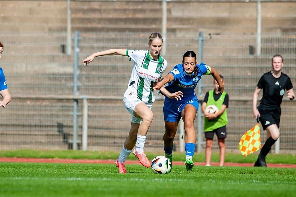 Borussias Frauen wäre nach einem 0:2 fast noch der Ausgleich gelungen.