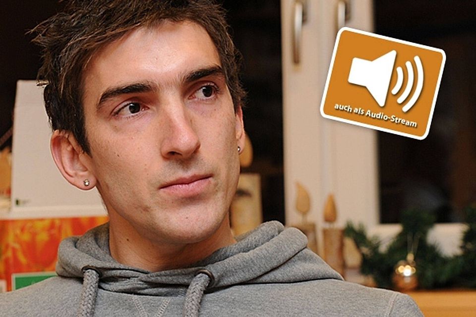 Vize-Kapitän Josef Krieg über die Probleme des SVS innerhalb der Bayernliga-Mannschaft. F: Deubert