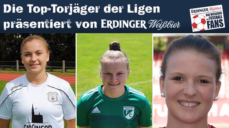 Teilen sich das Treppchen in der Bayernliga: Theresa Eder, Franziska Dirner und Marina Büttel (v.l.n.r.)