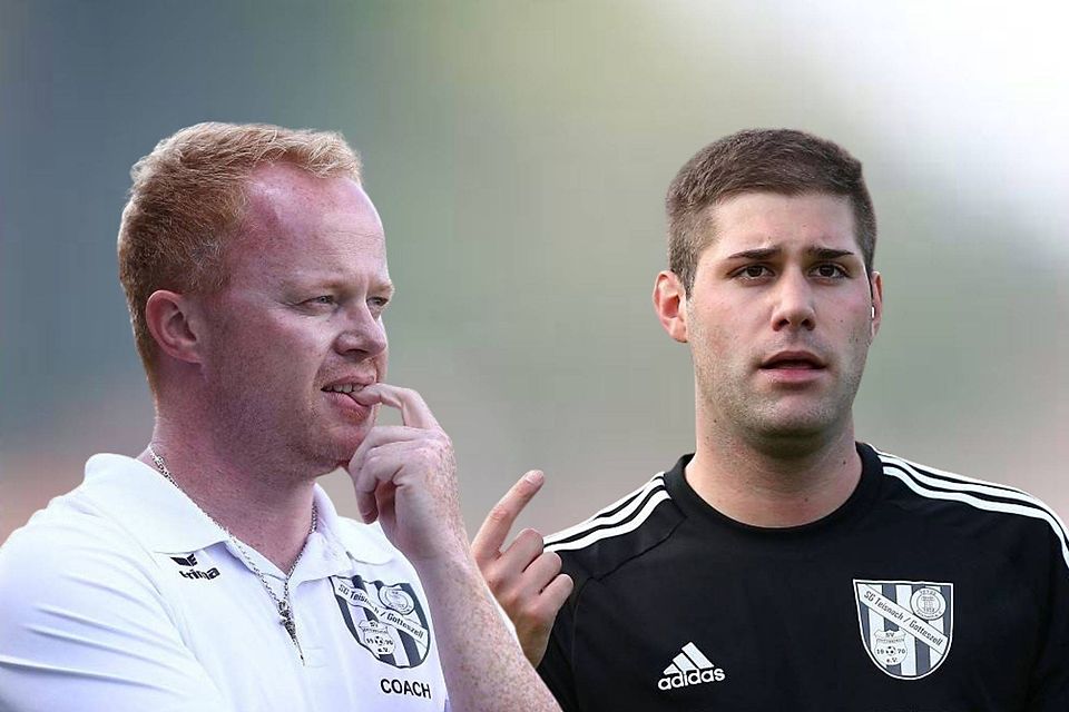 Markus Biller (li.) und Markus Kraus bilden beim FC Moos ein gleichberechtigtes Trainer-Gespann 