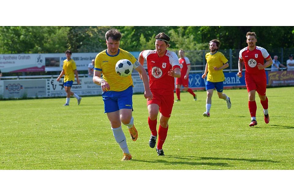 Der SC Fürstenfeldbruck (gelbe Trikots) im Spiel gegen die SpVgg Wildenroth. Der SC Fürstenfeldbruck (gelbe Trikots) im Spiel gegen die SpVgg Wildenroth.