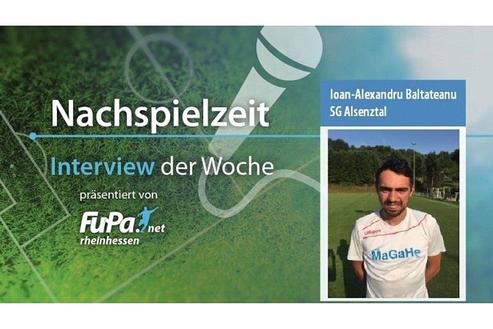 Das Interview der Woche mit Mittelfeld-Ass Ioan-Alexandru Baltateanu von der SG Alsenzal. F: Maximilian Bauer