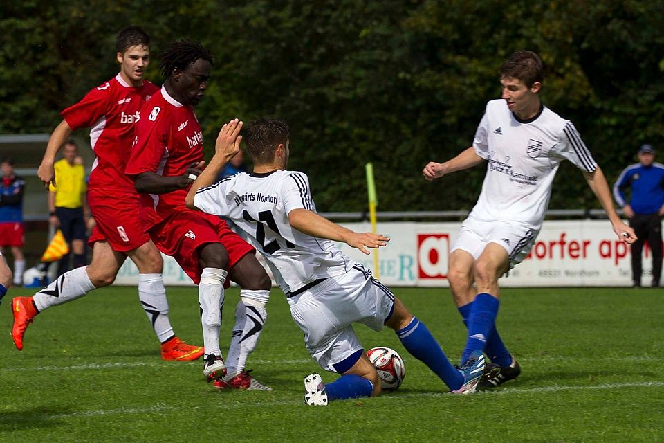 Reinhauen will sich der SV Vorwärts (in weiß) auch gegen Bad Bentheim F: Guido Brennecke