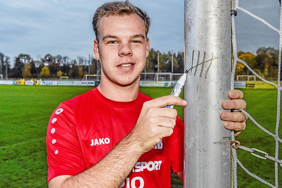 Max Benedikt traf am vergangenen Spieltag fünf Mal für den VfL Kaufering II.