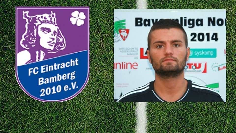 Seit der Winterpause neu beim FC Eintracht Bamberg: Petrit Djonbalic.