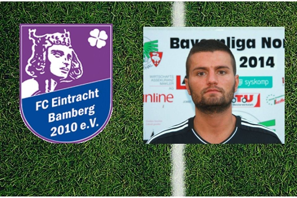 Seit der Winterpause neu beim FC Eintracht Bamberg: Petrit Djonbalic.