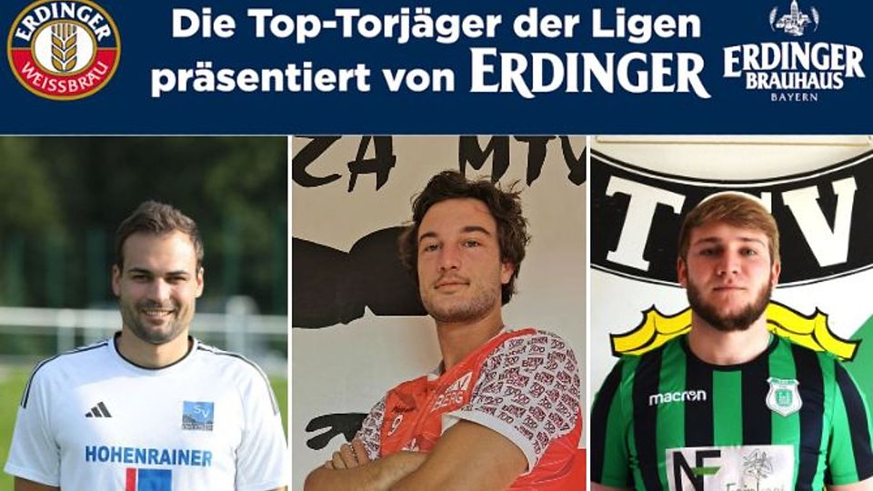 Marcel Höhne (M.) triumphiert in den Kreisligen im Raum Zugspitze.