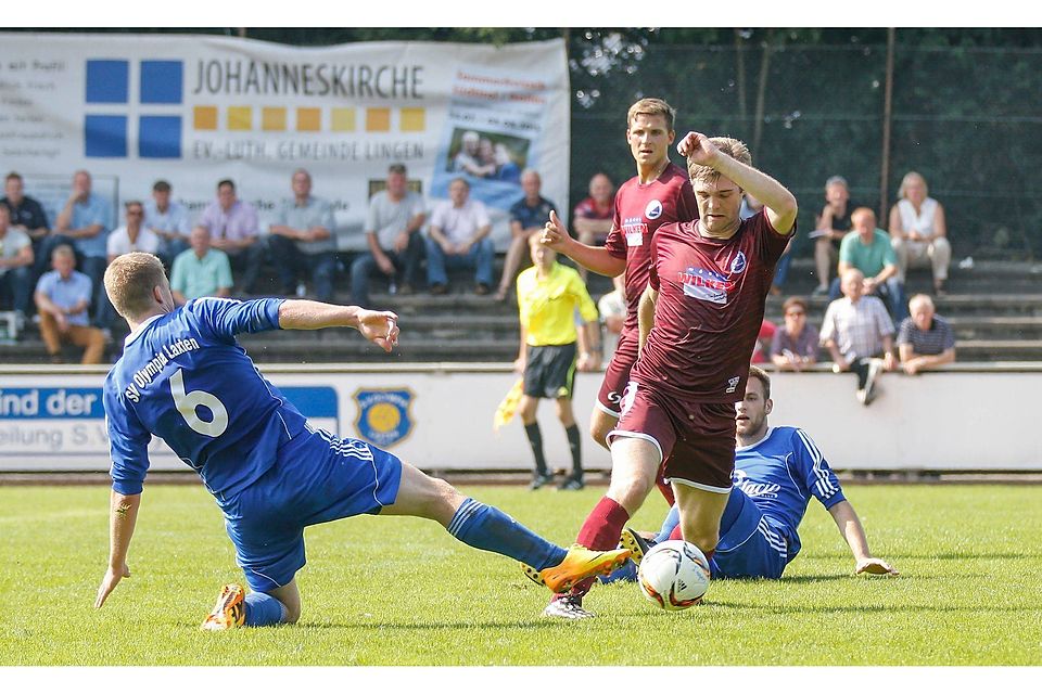 Aus dem Keller heraus wollen sowohl der SV Lengerich-Handrup als auch Blau-Weiß Papenburg. Am Sonntagnachmittag stehen sich beide Teams gegenüber.F: Werner Scholz