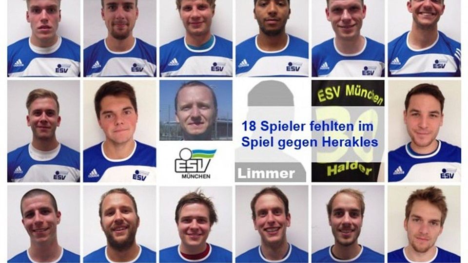 18 Spieler fehlten im Spiel gegen Herakles München II