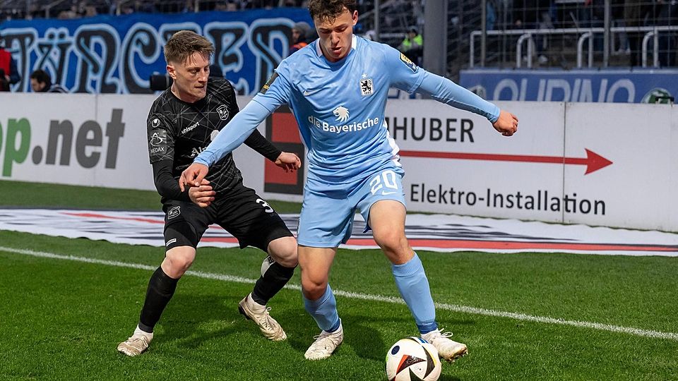 Lukas Reich ist einer der Hoffnungsträger beim TSV 1860. Der 18-Jährige traf im S-Bahn-Derby gegen Unterhaching zum ersten Mal für die Löwen-Profis.