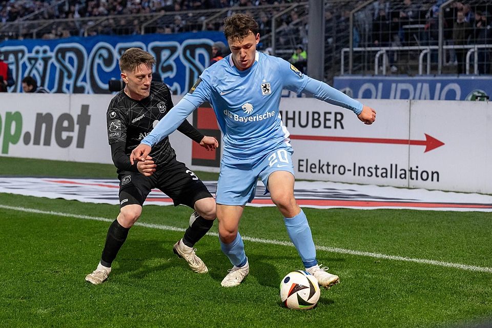 Lukas Reich ist einer der Hoffnungsträger beim TSV 1860. Der 18-Jährige traf im S-Bahn-Derby gegen Unterhaching zum ersten Mal für die Löwen-Profis.