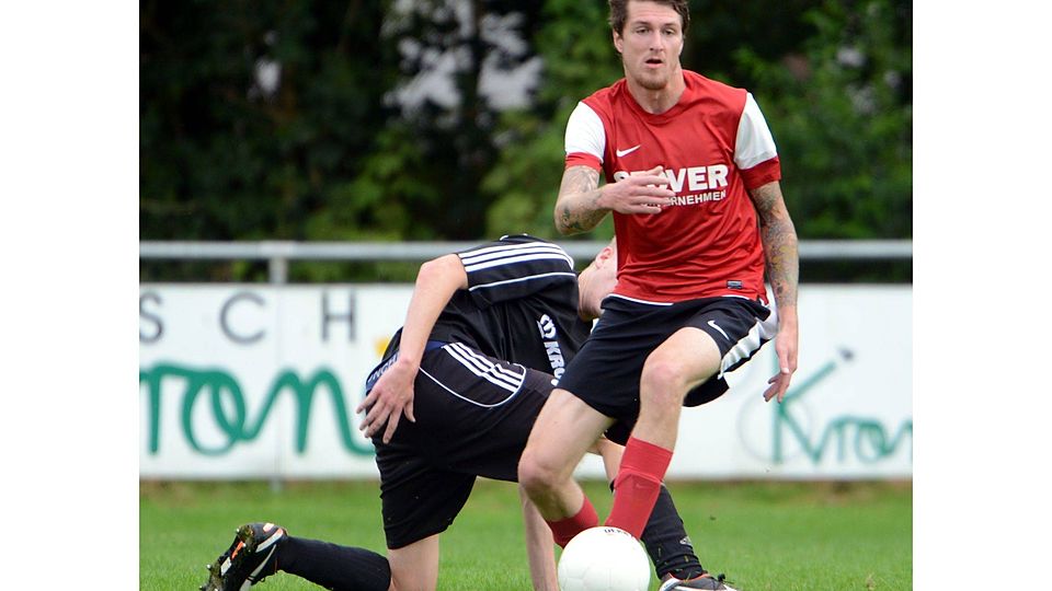 Mit der EIntracht ins Abenteuer: Schepsdorfs Angreifer Timo Büscher. F: Doris Leißing