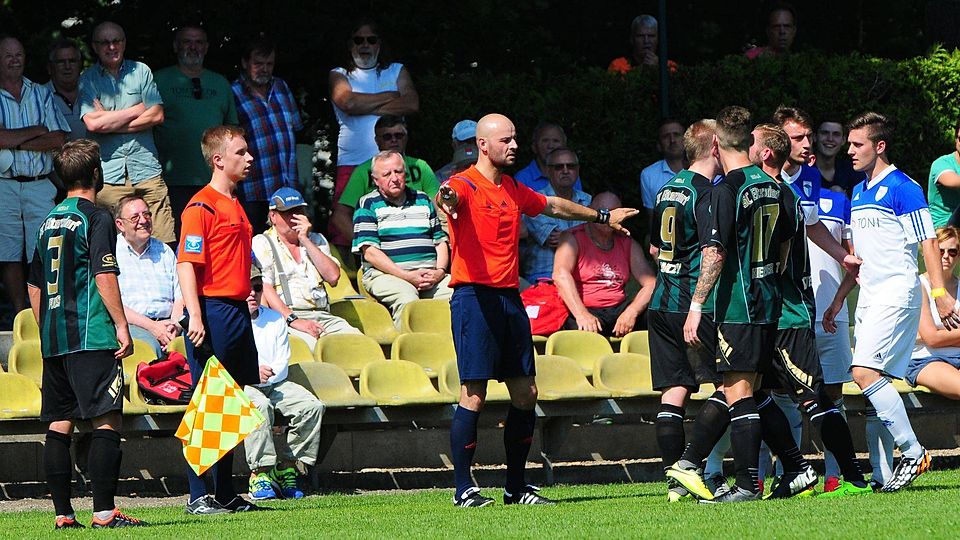 Hitzig ging es in der vergangenen Saison beim Derby zwischen Forchheim und Eltersdorf zu. Archiv: Huber