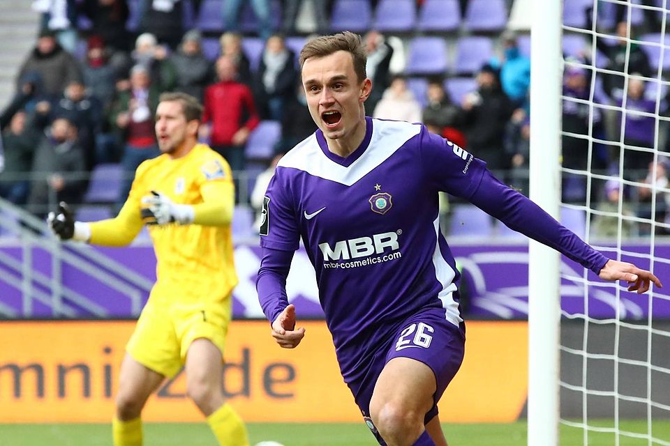 31-mals stand Kilian Jakob in dieser Saison in der 3. Liga auf dem Platz. Dabei gelangen ihm sieben Scorer – zwei davon gegen 1860 München.