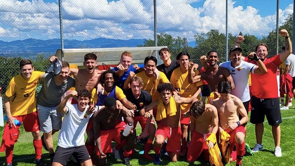 Freude über den Cuperfolg beim FC Richterswil.